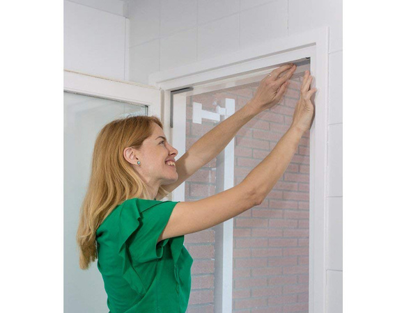 Moustiquaire magnétique pour fenêtre moustiquaire 150 x 180 cm