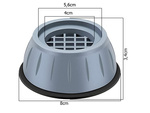 Washing machine dishwasher anti-vibration pads 4 pcs