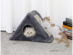 Scratching post triangle cat kennel cat bed toy ball