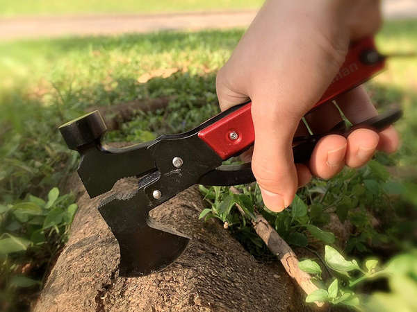 Multitool multifunktionelles werkzeug 17in1 survival hammer häcksler kämmerer
