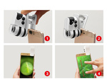Mini microscope téléphone objectif zoom 60x