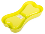 Gamelle plastique pour chiens chats double 150ml x 2