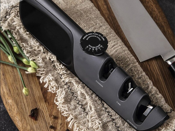 Afilador de cuchillos tijeras de cocina afilado ajuste antideslizante