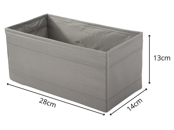 Organizador sujetador ropa interior calcetines ropa cajon armario gris
