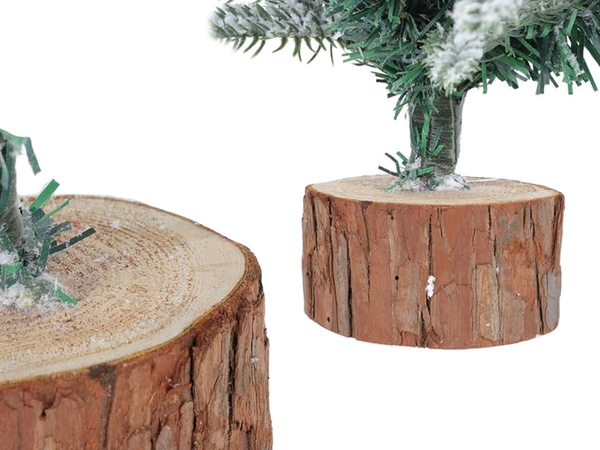 Umelý vianočný stromček sneh malý 50cm stolová dekorácia