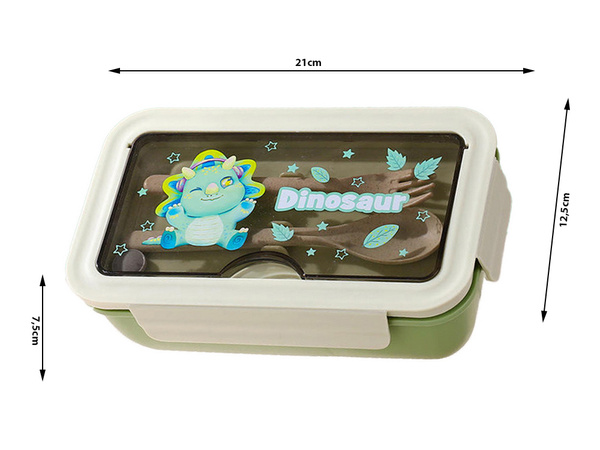 Lunchbox caja para el desayuno contenedor para el desayuno para el colegio separadores cubiertos