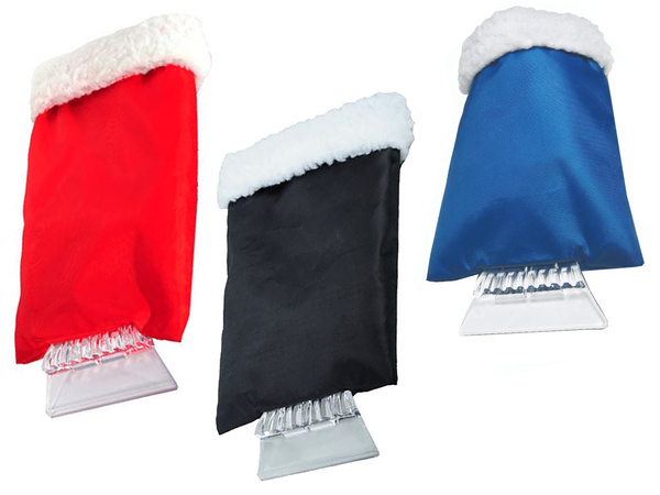 Aisenkratzer für autoscheiben mit handschuh für frost und schnee, weicher griff