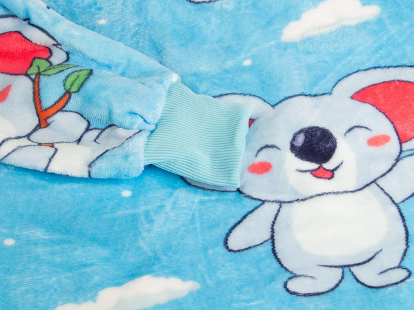 Teplá koala mikina deka oversize xxl 2v1 hrubá kožušina mäkká s kapucňou