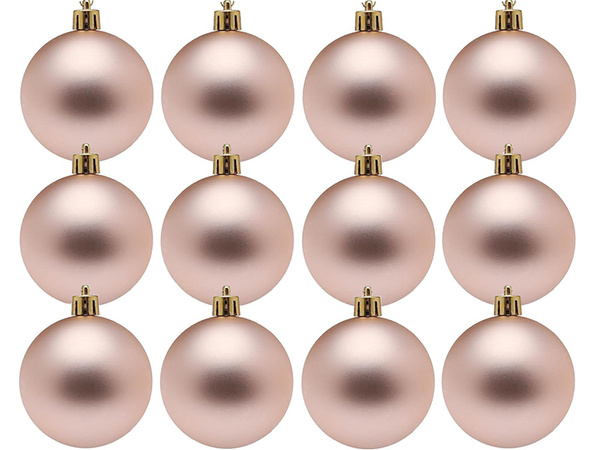 Božično drevo baubles 30pcs golden brilliant blinger matte