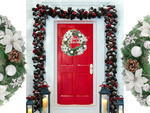 Guirnalda decorativa navideña decoración de pared decoración de puertas adornos navideños