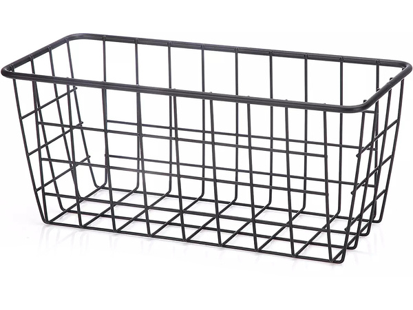 Cesta colgante organizador metálico estante colgante cocina negro