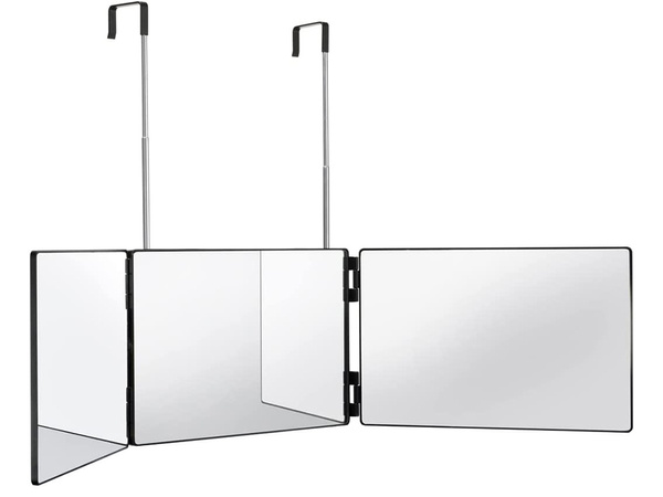 3-dielne sklopné nástenné kozmetické zrkadlo