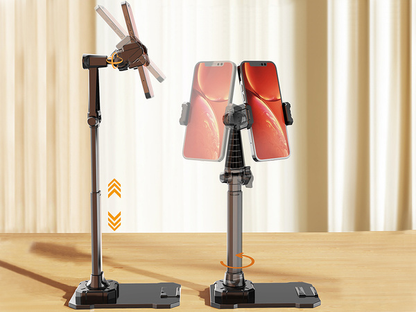 Phone holder tablet stand adjustable swivel for films