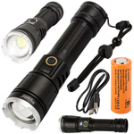 Militärische bailong led taktische taschenlampe xhp160 zoom
