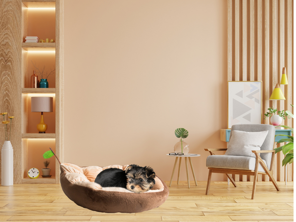 Cama de felpa cojín perro corralito gato suave sofá ropa de cama