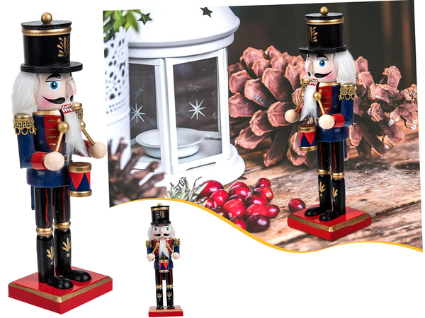Cascanueces soldado de madera figurita decorativa de navidad regalo
