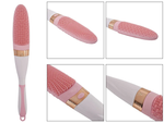 Silicone back massager brush