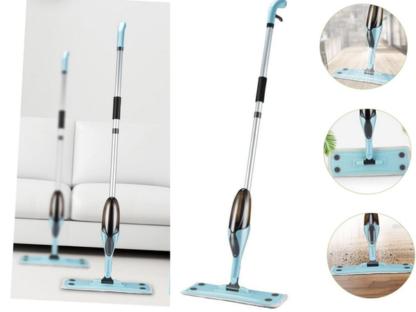 Lapos mop sprayerrel gördülő szilárd permet 3x microfibra coats