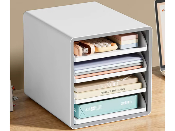 Szuflady na dokumenty4 szufladki organizer półki na biurko przybornik