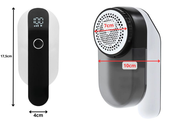 Electric shaver for wrinkles jumpers fabrics upholstery large lcd