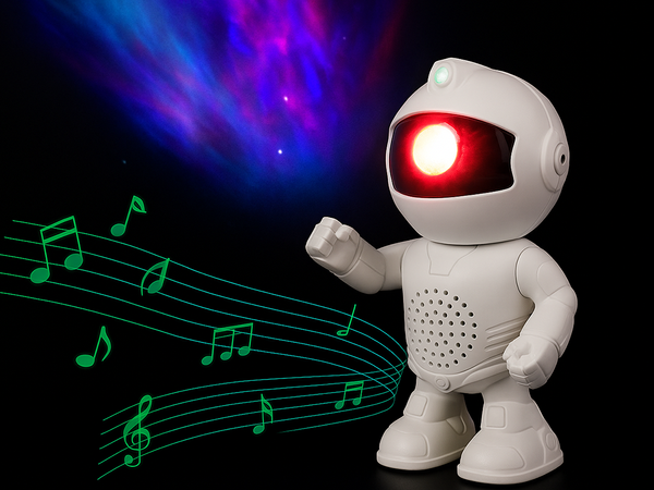 Projecteur d'étoiles astronaute veilleuse projecteur pour enfant espace musique