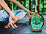 Zvlhčovač vzduchu aromaterapie aroma difuzér noční světlo rgb 3d
