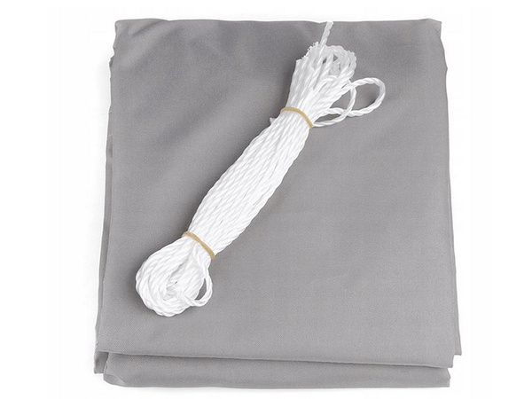 Parasol rectangulaire jardin voile imperméable 4x3m auvent