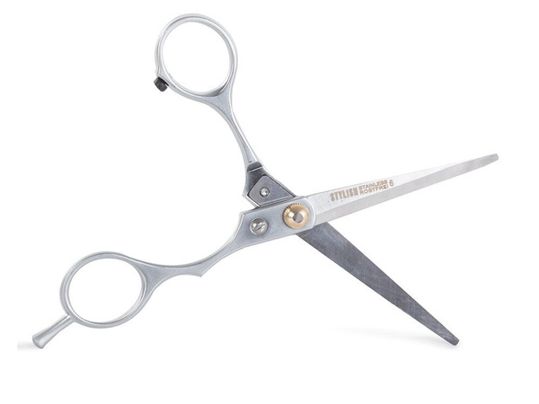 Tijeras rectas de peluquería acero afilado