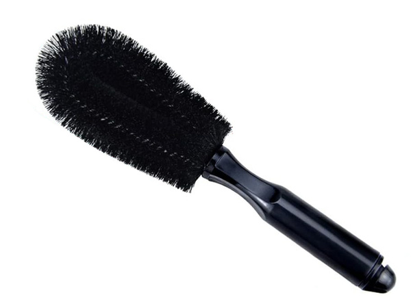 Wheel rim brush for cleaning car wheels detailing