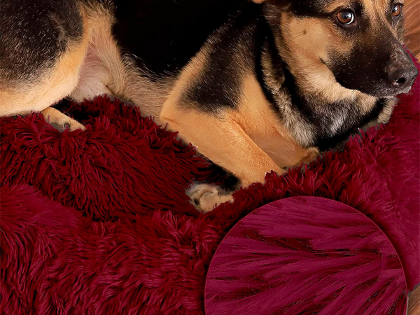 Fluffy dog bed cat bedding soft cushion couch bedding 80cm