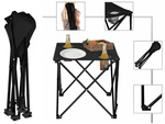Masă mică de pescuit pliabilă pentru un balcon pentru camping sub cort