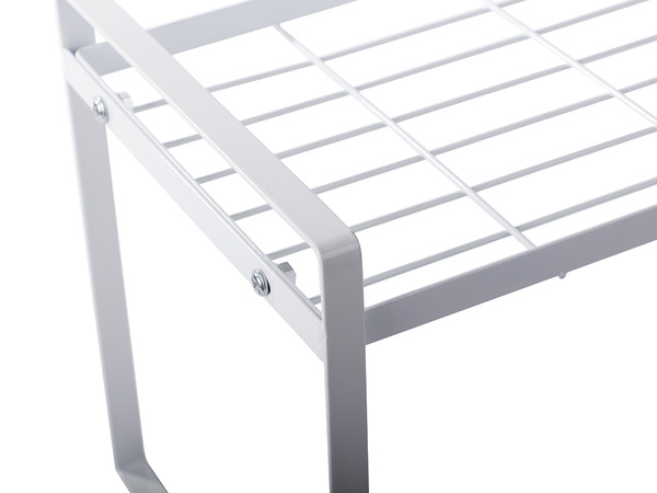 Estante metálico de un nivel para encimera de cocina organizador de cocina soporte de altillo