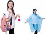 Mackintosh in a ball rain cape poncho key ring