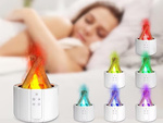 Õhuniisutaja usb hajuti led rgb kamin aroomi udu tulekahju