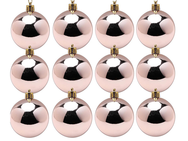 Božično drevo baubles 30pcs golden brilliant blinger matte