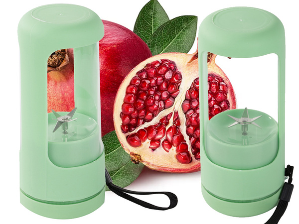 Hordozható USB-smoothie-keverő, vezeték nélküli jégaprító, nyakpánttal
