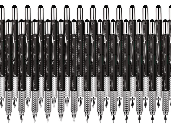 Stylo multifonction tournevis multitool 6in1 niveau à bulle clip
