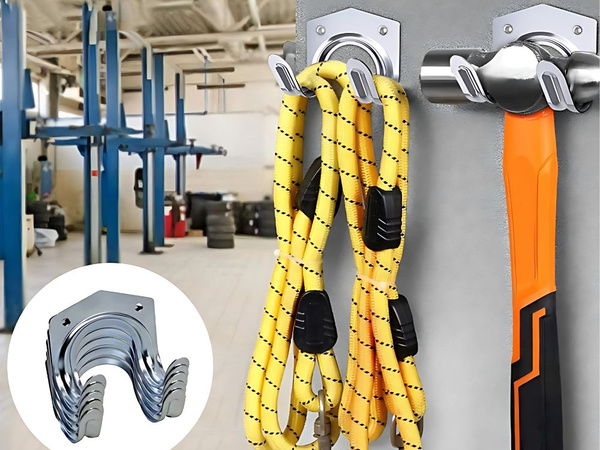 Fali kampók szerszámtartók 20db fém készlet csavarokkal