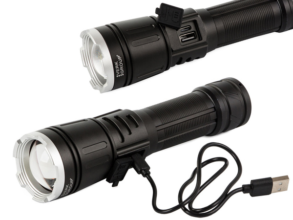 Militärische bailong led taktische taschenlampe xhp160 zoom