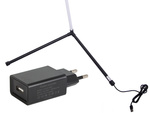 Podlahová rohová rgb led lampa na nočný stolík pre aplikáciu v spálni 1,5