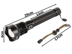 Antorcha policial militar bailong cree xhp90 power