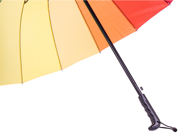 Large umbrella rainbow umbrella sturdy automatic