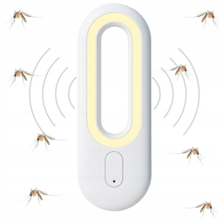 Repelente eléctrico ultrasonico para insectos, mosquitos e insectos, luz nocturna