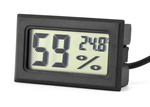 Thermomètre électronique avec sonde horloge humidité