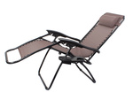 Folding beach chair zero gravity 2in1 touristic chair