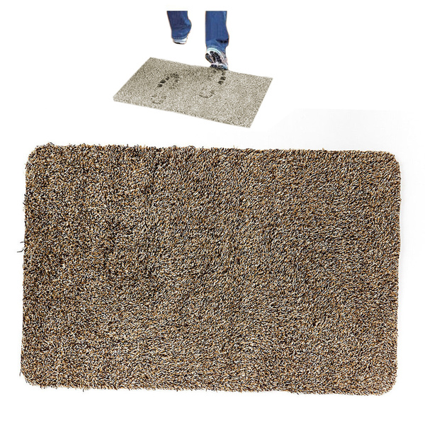 Magic step mat for shoes