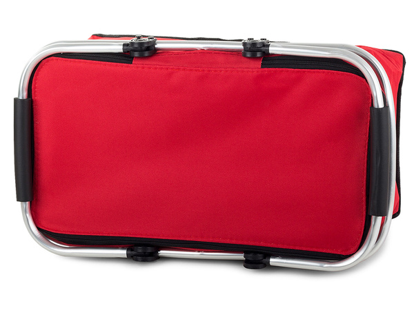 Thermal folding picnic basket insulating shopping basket