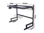 Dish drainer over sink cutlery loft