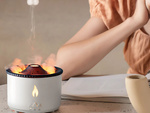 Air humidifier led diffuser rgb volcano fragrance mist fire explosion