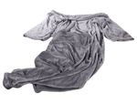 Fleece odeja z rokavi topla odeja jopica 140x200